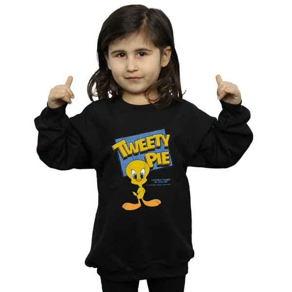Looney Tunes Girls Classic Tweety Sweatshirt