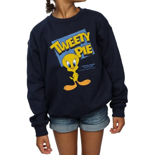 Looney Tunes Girls Classic Tweety Sweatshirt