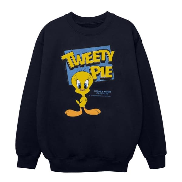 Looney Tunes Girls Classic Tweety Sweatshirt
