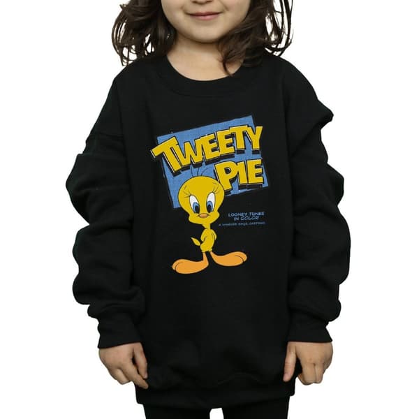 Looney Tunes Girls Classic Tweety Sweatshirt
