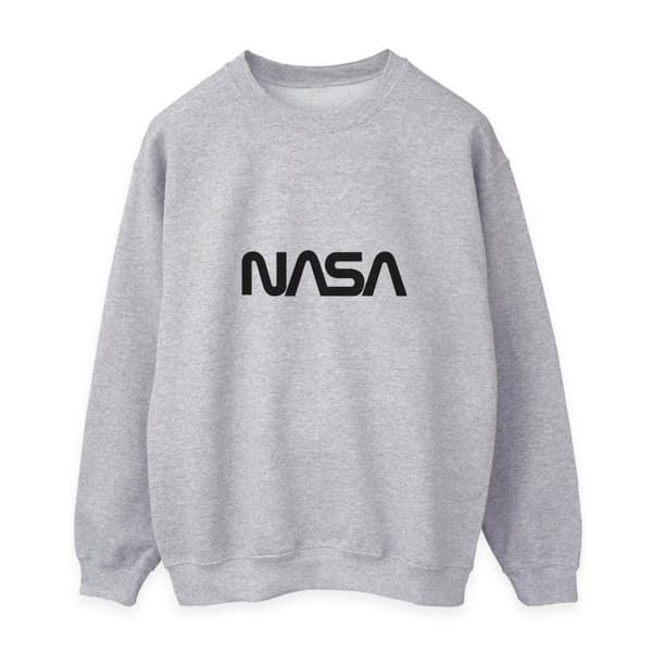 NASA Dam/Tjej Modern Logo Heather Sweatshirt