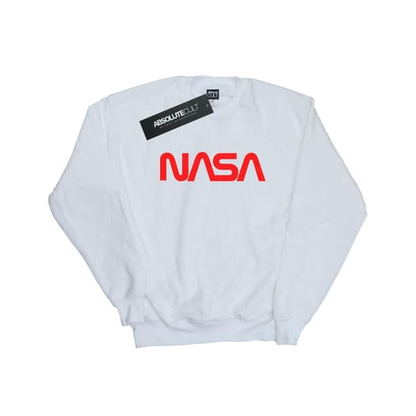 NASA Dam/Tjej Modern Logo Heather Sweatshirt
