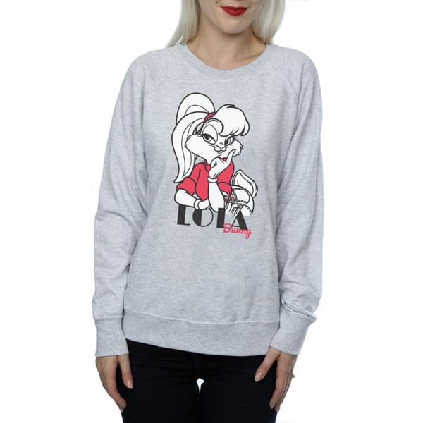 Looney Tunes Dam/Tjej Classic Lola Bunny Heather Sweatshirt