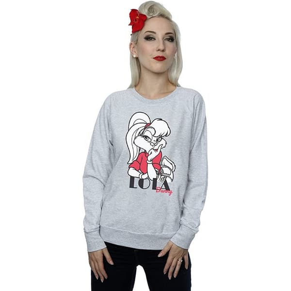 Looney Tunes Dam/Tjej Classic Lola Bunny Heather Sweatshirt