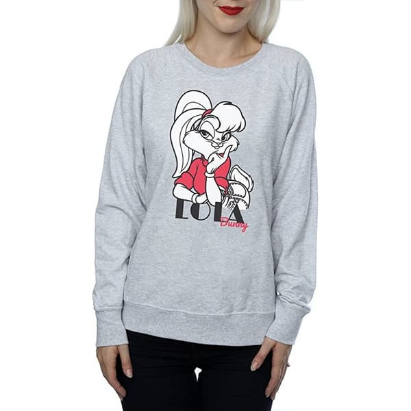 Looney Tunes Dam/Tjej Classic Lola Bunny Heather Sweatshirt