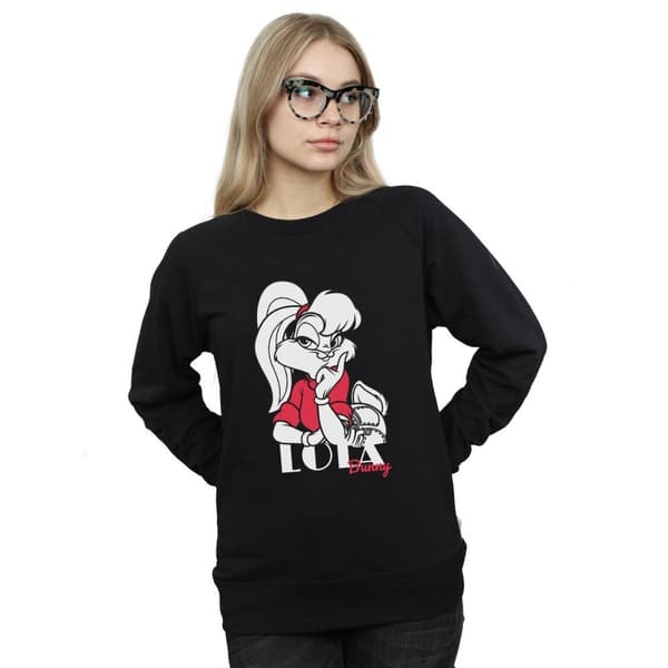 Looney Tunes Dam/Tjej Classic Lola Bunny Heather Sweatshirt