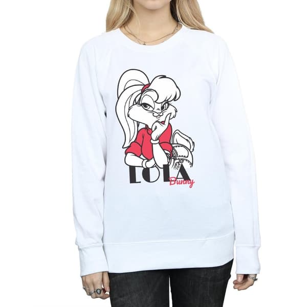 Looney Tunes Dam/Tjej Classic Lola Bunny Heather Sweatshirt