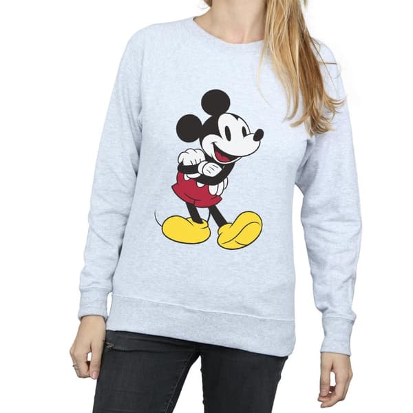 Disney Womens/Ladies Classic Mickey Mouse Sweatshirt