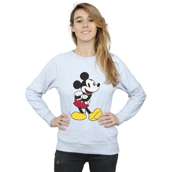 Disney Womens/Ladies Classic Mickey Mouse Sweatshirt