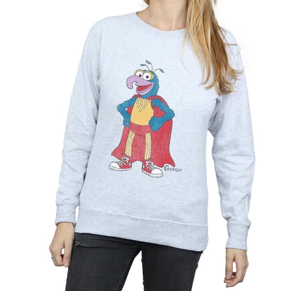 The Muppets Dam/Tjej Classic Gonzo Heather Sweatshirt
