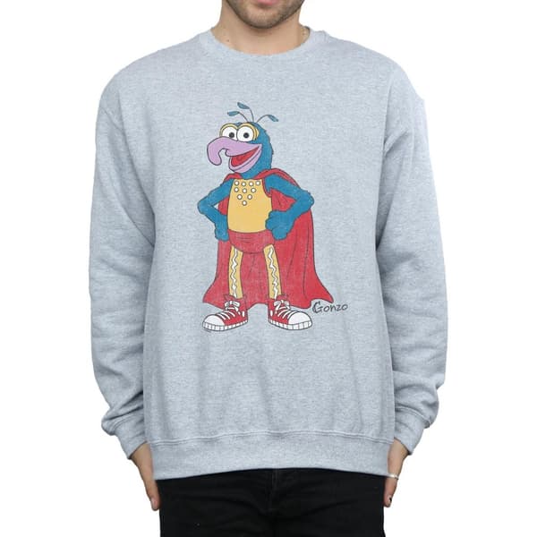 The Muppets Classic Gonzo Heather Sweatshirt för herrar