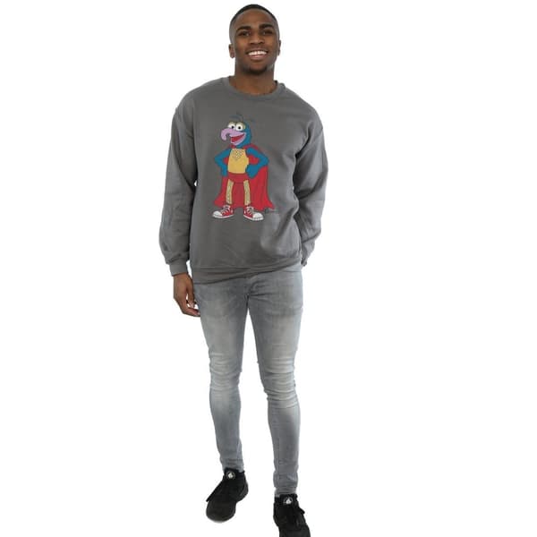 The Muppets Mens Classic Gonzo Heather Sweatshirt