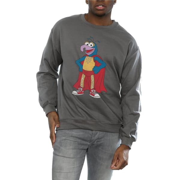 The Muppets Mens Classic Gonzo Heather Sweatshirt