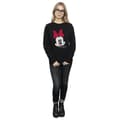 Miniatyrbild 4 av 5: Disney Dam/kvinnor Minnie Mouse Face Sweatshirt
