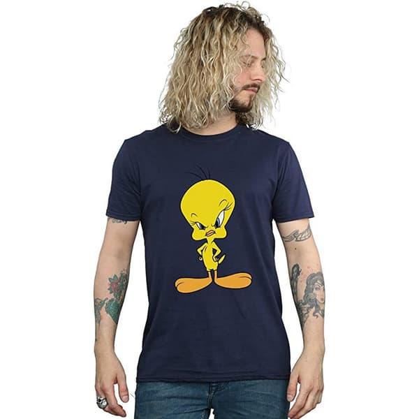 Looney Tunes Mens Tweety Angry Sweatshirt