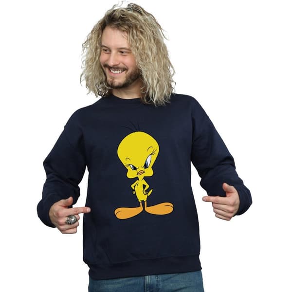 Looney Tunes Mens Tweety Angry Sweatshirt
