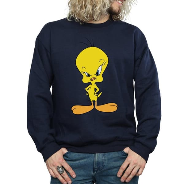Looney Tunes Mens Tweety Angry Sweatshirt
