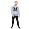 Miniatyrbild 5 av 5: Disney Mens Mickey Mouse Face Sweatshirt