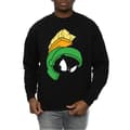 Miniatyrbillede 1 af 5: Looney Tunes Mens Marvin The Martian Face Sweatshirt