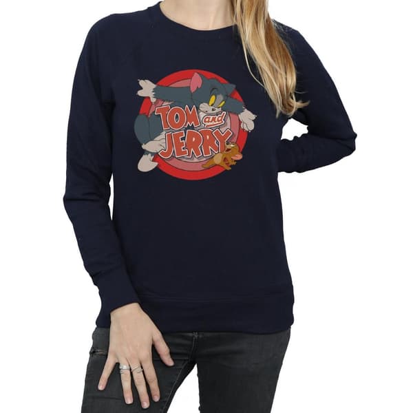 Tom and Jerry Womens/Ladies Classic Catch Sweatshirt