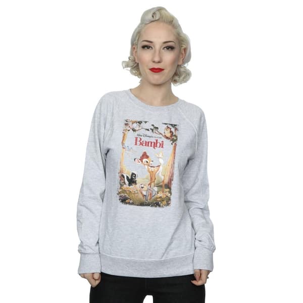 Bambi Womens/Ladies Poster Sweatshirt