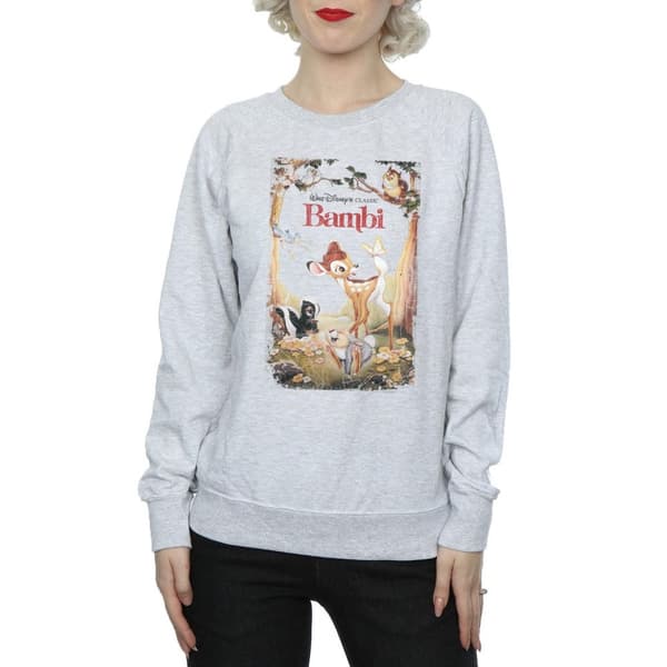 Bambi Womens/Ladies Poster Sweatshirt