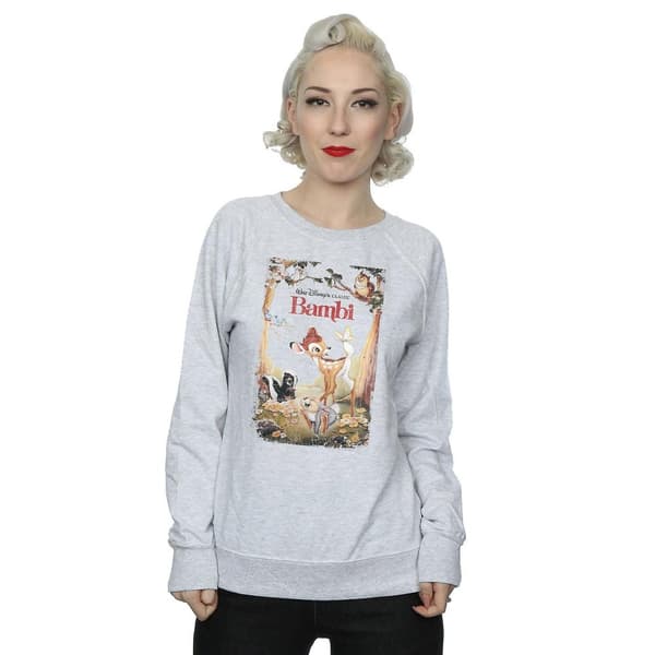 Bambi Womens/Ladies Poster Sweatshirt