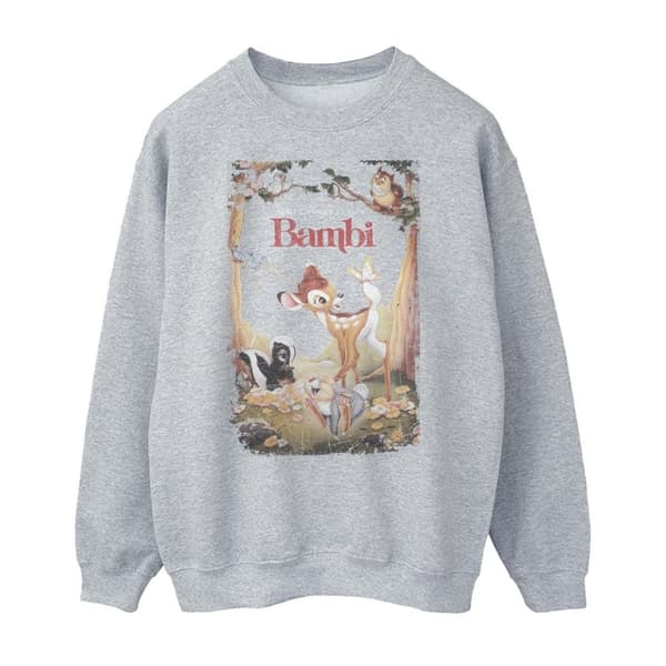 Bambi Womens/Ladies Poster Sweatshirt