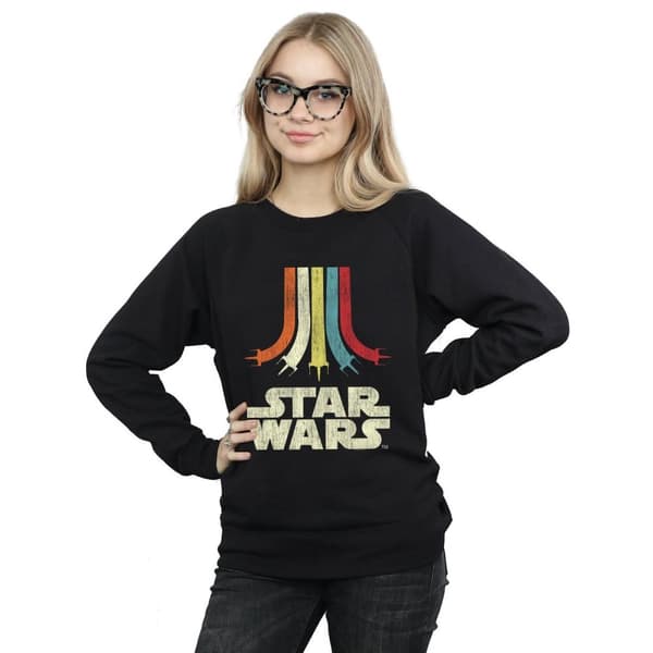 Star Wars Retro Rainbow-tröja för damer/kvinnor