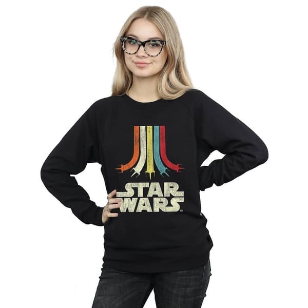 Star Wars Retro Rainbow-tröja för damer/kvinnor