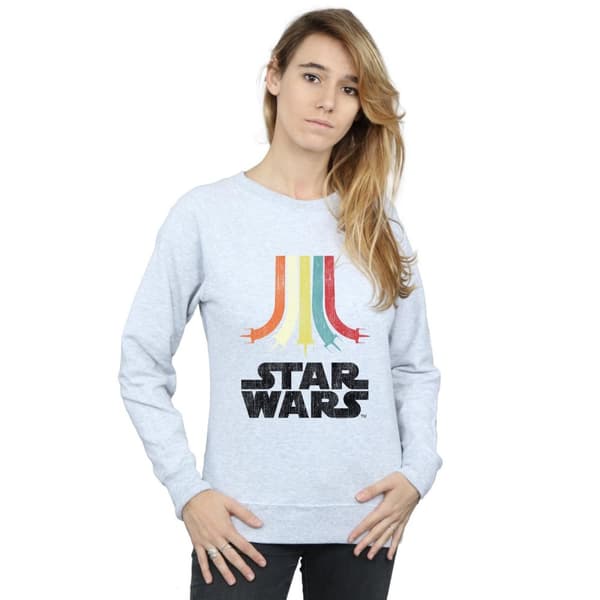 Star Wars Retro Rainbow-tröja för damer/kvinnor
