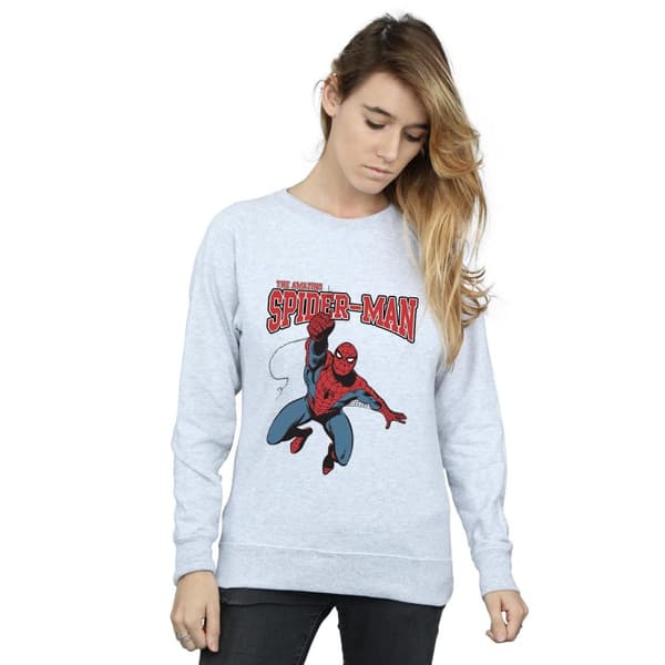 Spider-Man Womens/Ladies Leap Sweatshirt