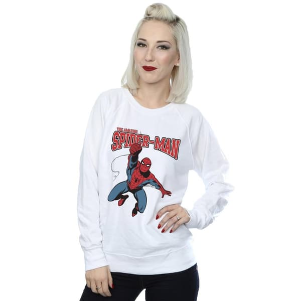 Spider-Man Womens/Ladies Leap Sweatshirt