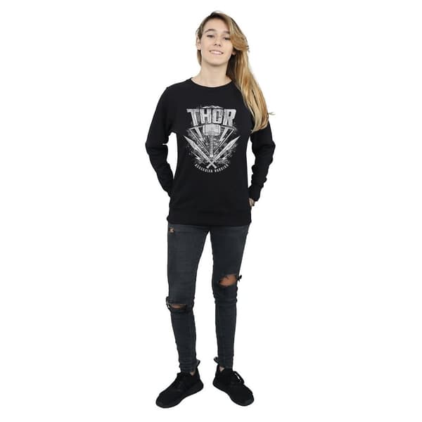 Thor: Ragnarok Womens/Ladies Hammer Logo Sweatshirt