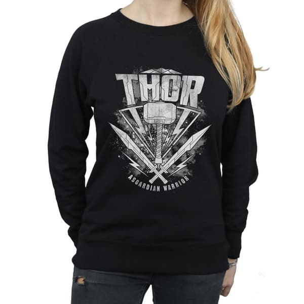 Thor: Ragnarok Womens/Ladies Hammer Logo Sweatshirt
