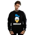Miniatyrbilde 3 av 4: Disney Mens Donald Duck Face Sweatshirt