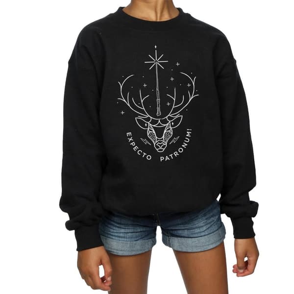 Harry Potter Girls Expecto Patronum Charm Sweatshirt