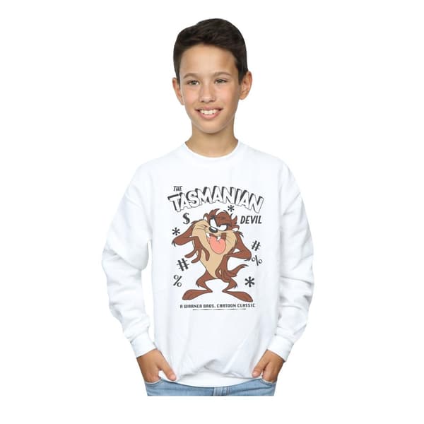 Looney Tunes Pojkar Tasmanian Devil Vintage Sweatshirt