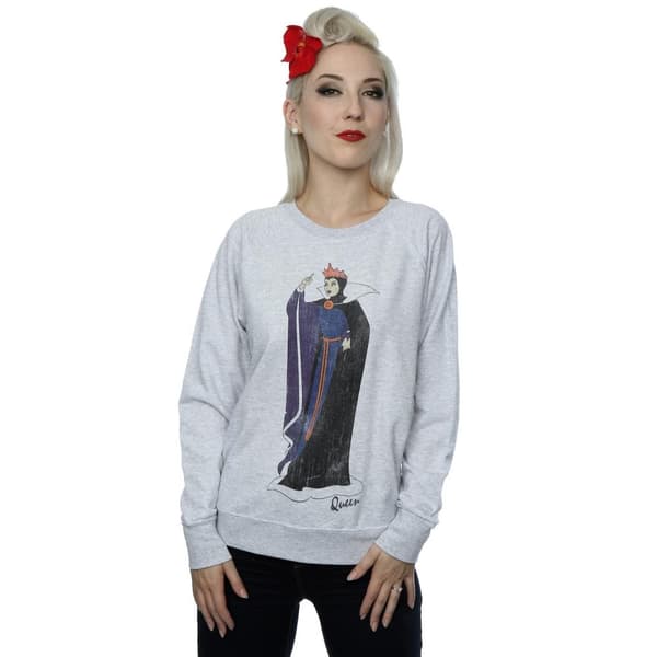 Snow White And The Seven Dwarfs Womens/Ladies Classic Evil Queen Heather Sweatshirt