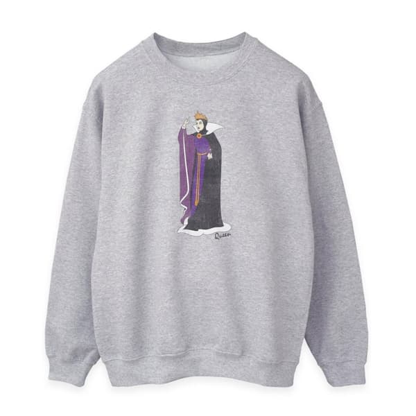 Snow White And The Seven Dwarfs Womens/Ladies Classic Evil Queen Heather Sweatshirt
