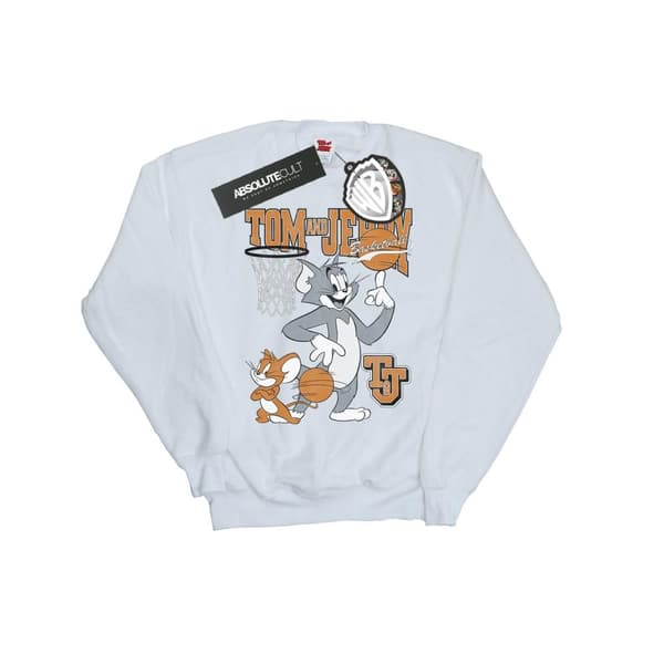 Tom and Jerry Boys Spinning Basketball Sweatshirt