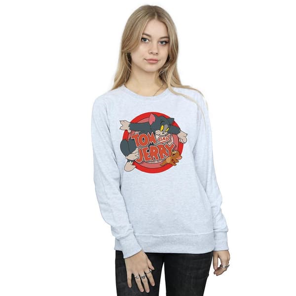 Tom and Jerry Womens/Ladies Classic Catch Sweatshirt