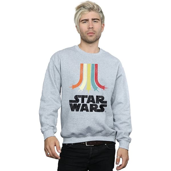 Star Wars Mens Rainbow Sweatshirt