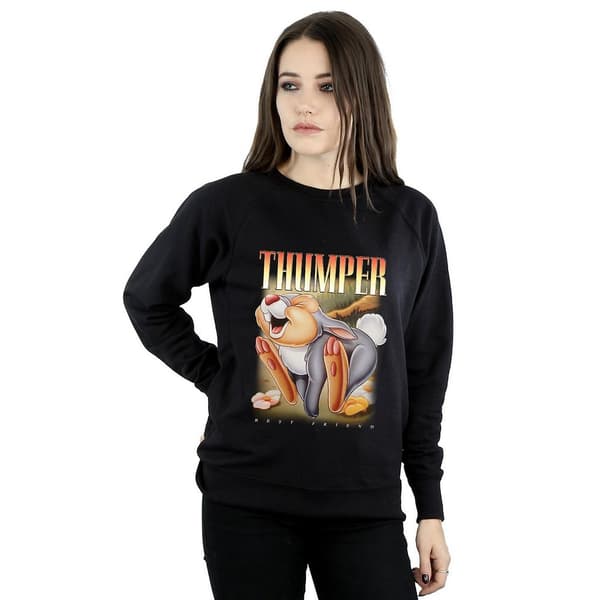 Bambi Womens/Ladies Thumper Montage Sweatshirt