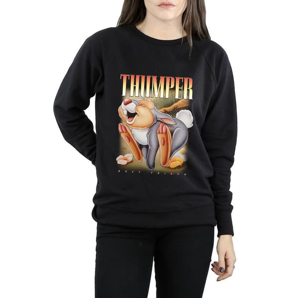 Bambi Womens/Ladies Thumper Montage Sweatshirt
