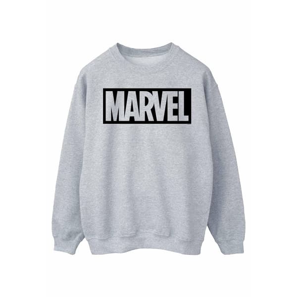 Marvel Sweatshirt med Outline-logotyp för herrar