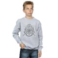 Miniatyrbillede 2 af 5: Harry Potter Boys Wands Hogwarts Crest Sweatshirt