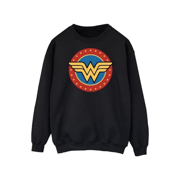 Wonder Woman Sweatshirt med cirkellogga för kvinnor/damer
