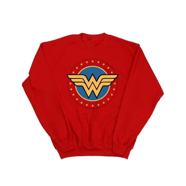 Wonder Woman Sweatshirt med cirkellogga för kvinnor/damer