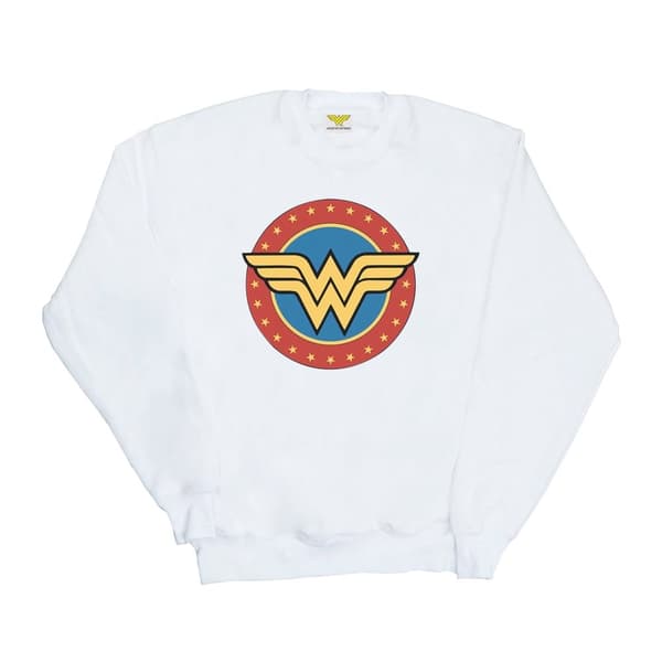 Wonder Woman Sweatshirt med cirkellogga för kvinnor/damer